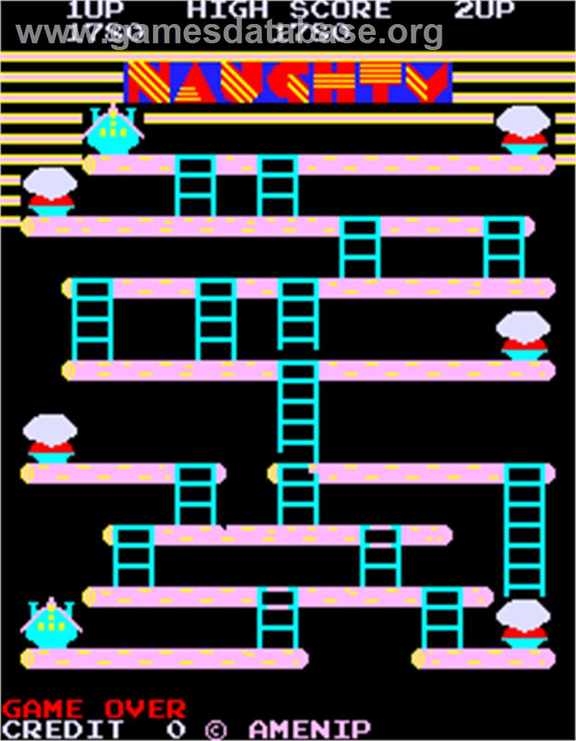 Naughty Mouse - Arcade - Artwork - Game Over Screen