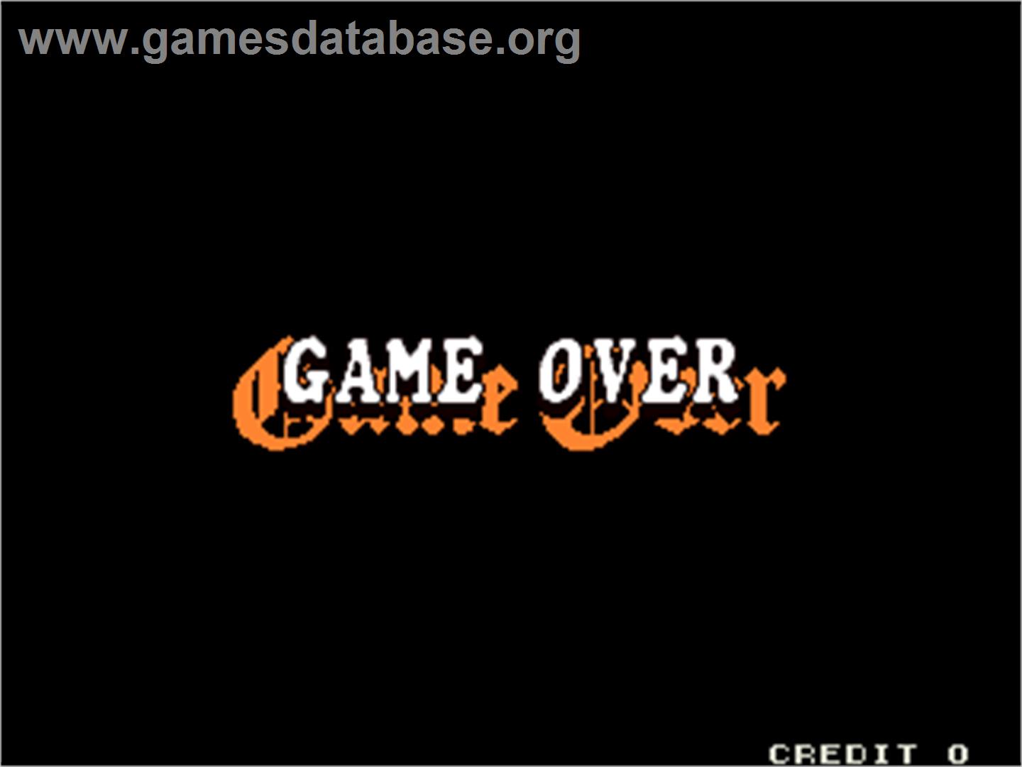 Neratte Chu - Arcade - Artwork - Game Over Screen