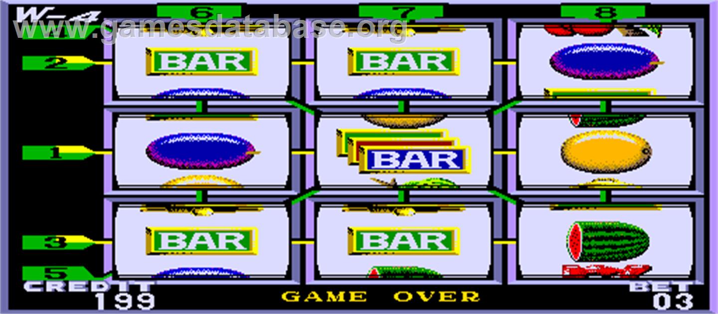 New Lucky 8 Lines - Arcade - Artwork - Game Over Screen