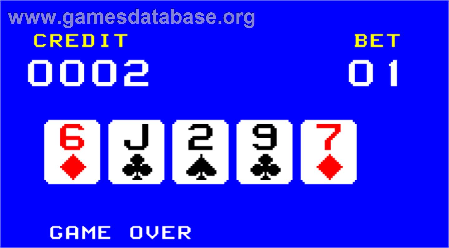 Noraut Deluxe Poker - Arcade - Artwork - Game Over Screen