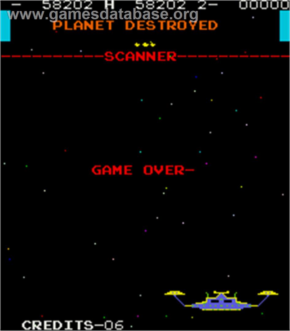 Orbitron - Arcade - Artwork - Game Over Screen