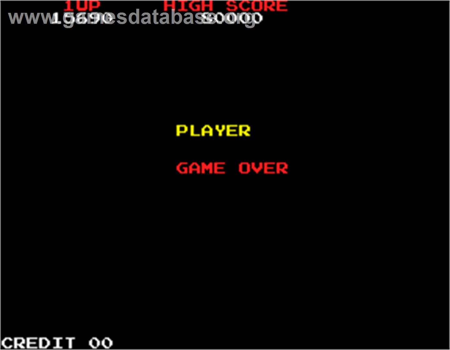 Pac-Land - Arcade - Artwork - Game Over Screen