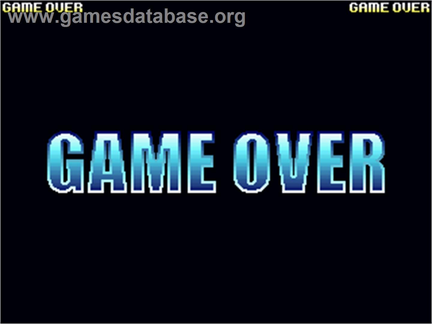 Panic Street - Arcade - Artwork - Game Over Screen