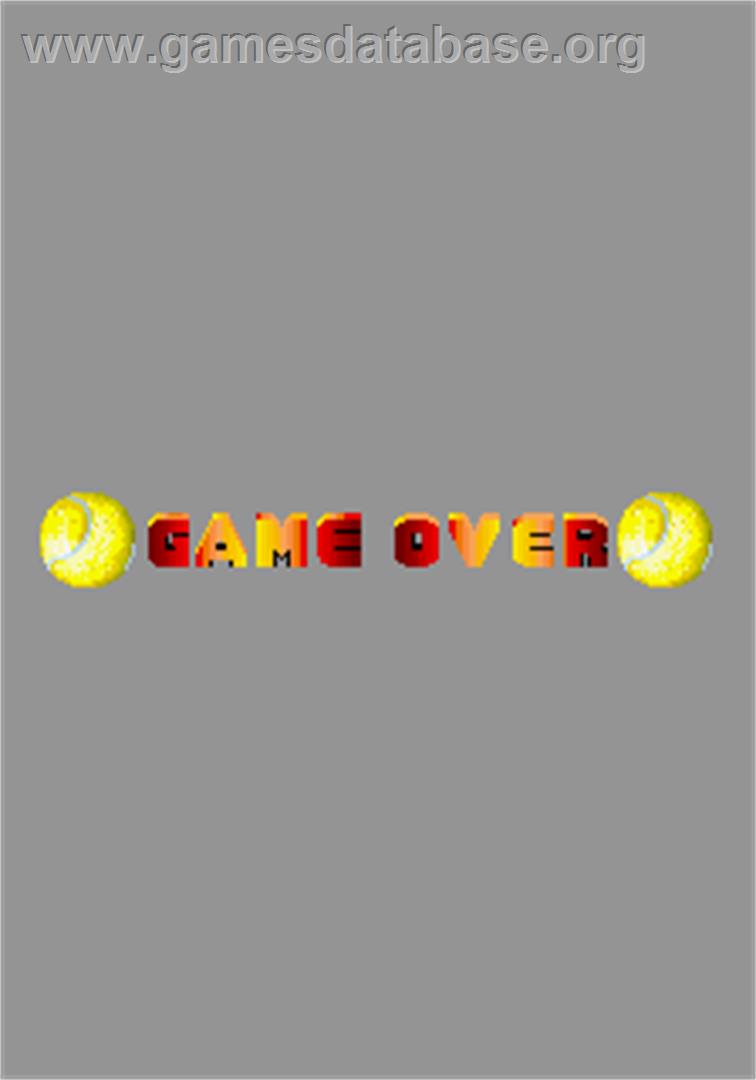 Passing Shot - Arcade - Artwork - Game Over Screen