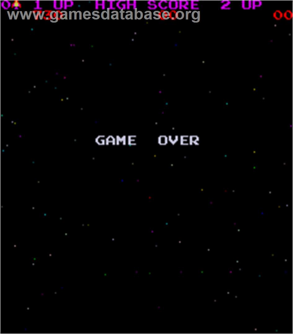 Pisces - Arcade - Artwork - Game Over Screen