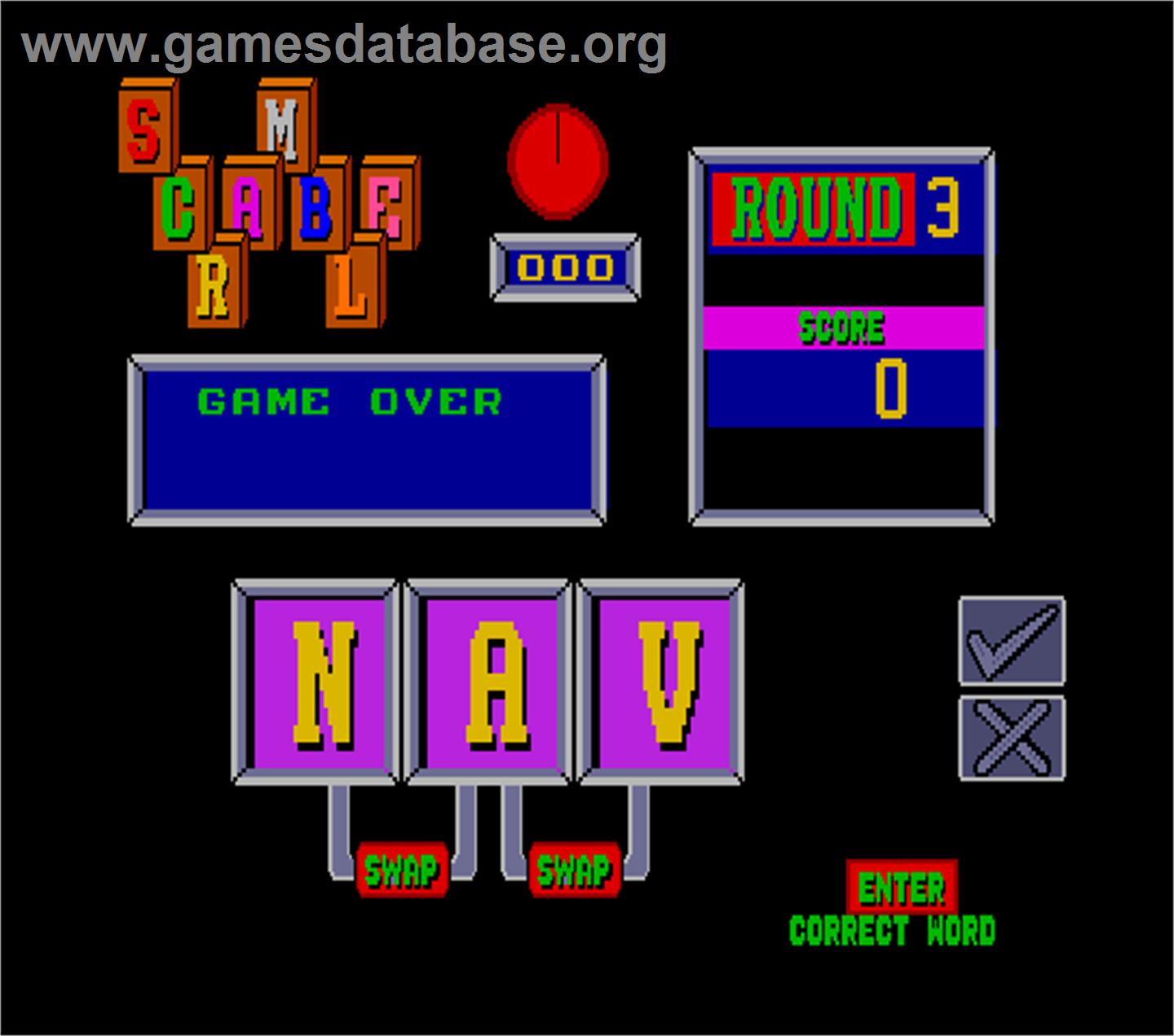Pit Boss II - Arcade - Artwork - Game Over Screen