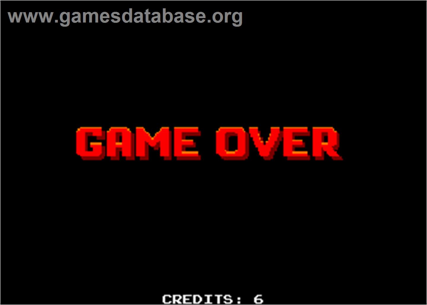 Pit Fighter - Arcade - Artwork - Game Over Screen