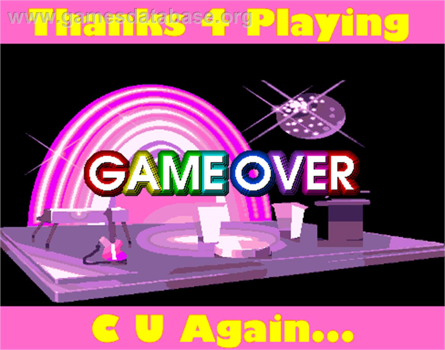 Pop'n Music 2 - Arcade - Artwork - Game Over Screen