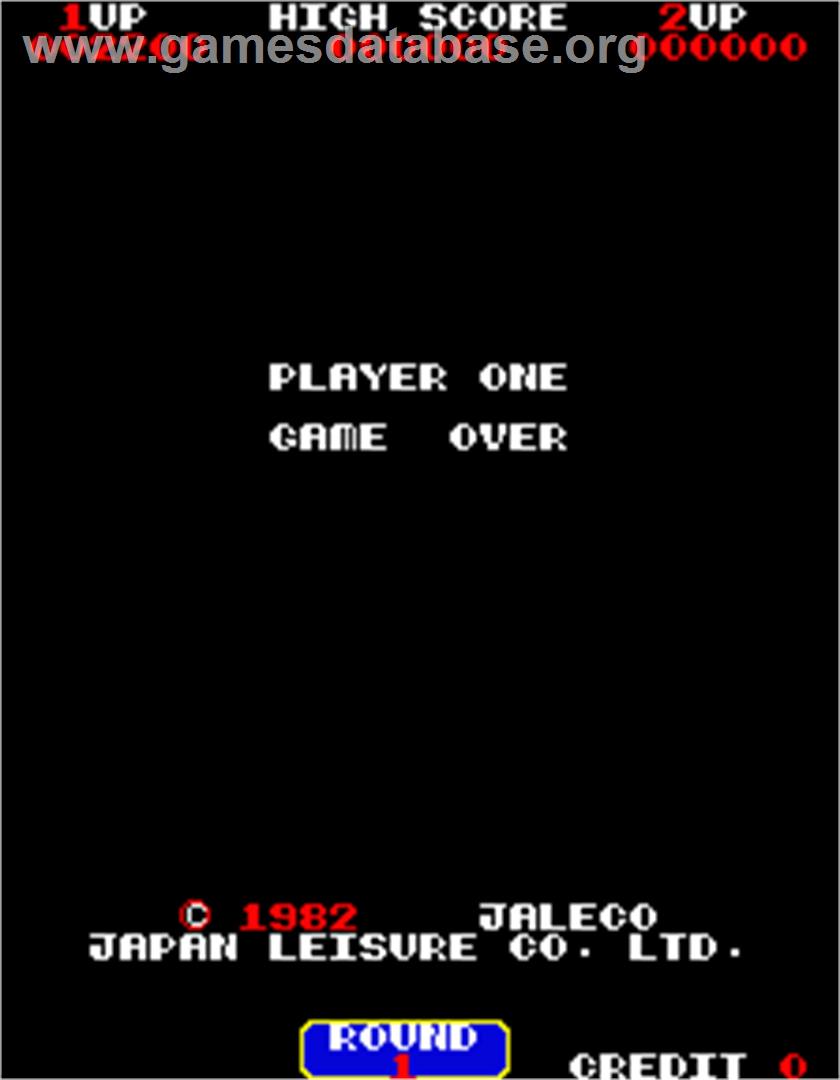 Pop Flamer - Arcade - Artwork - Game Over Screen