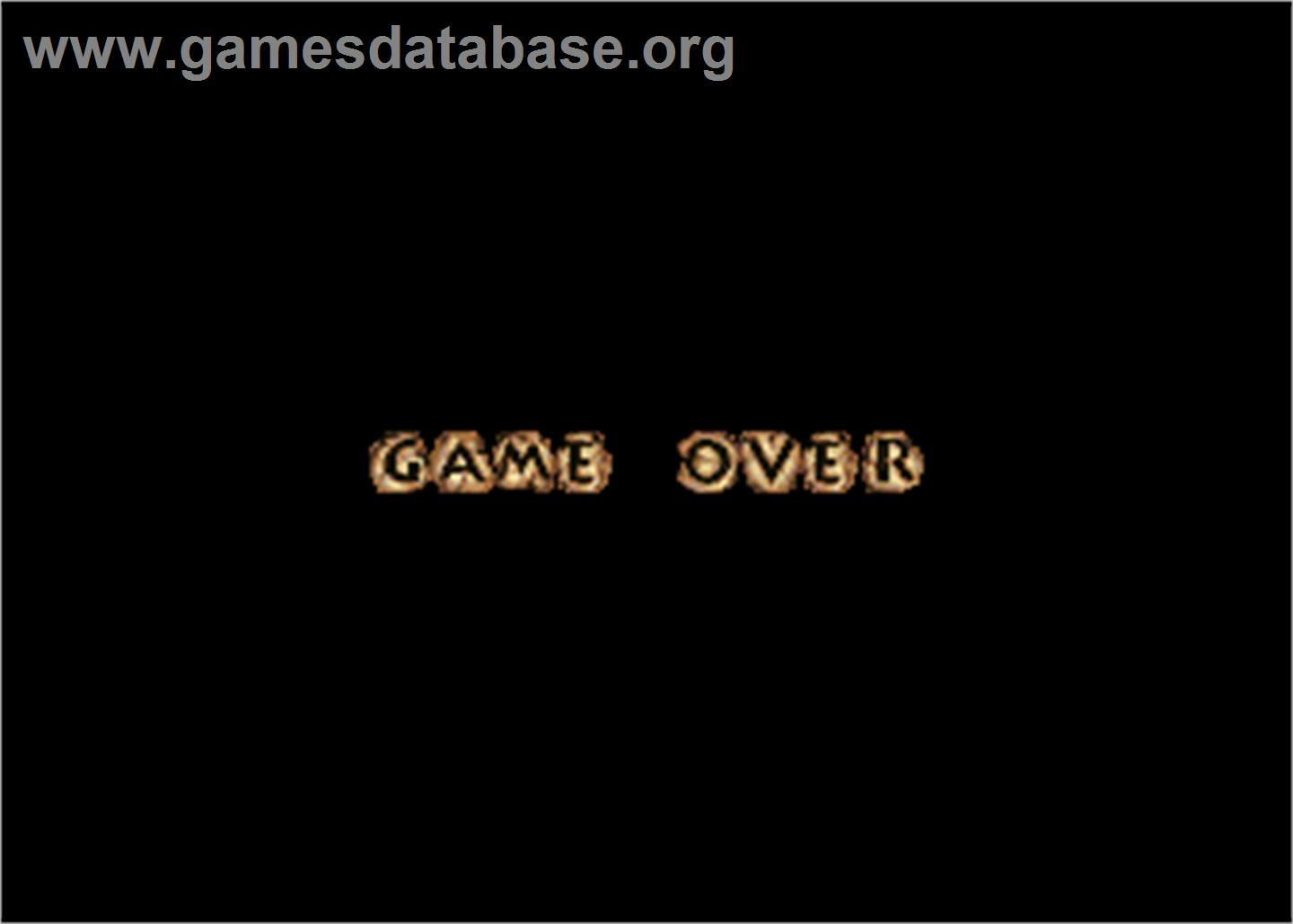 Primal Rage - Arcade - Artwork - Game Over Screen