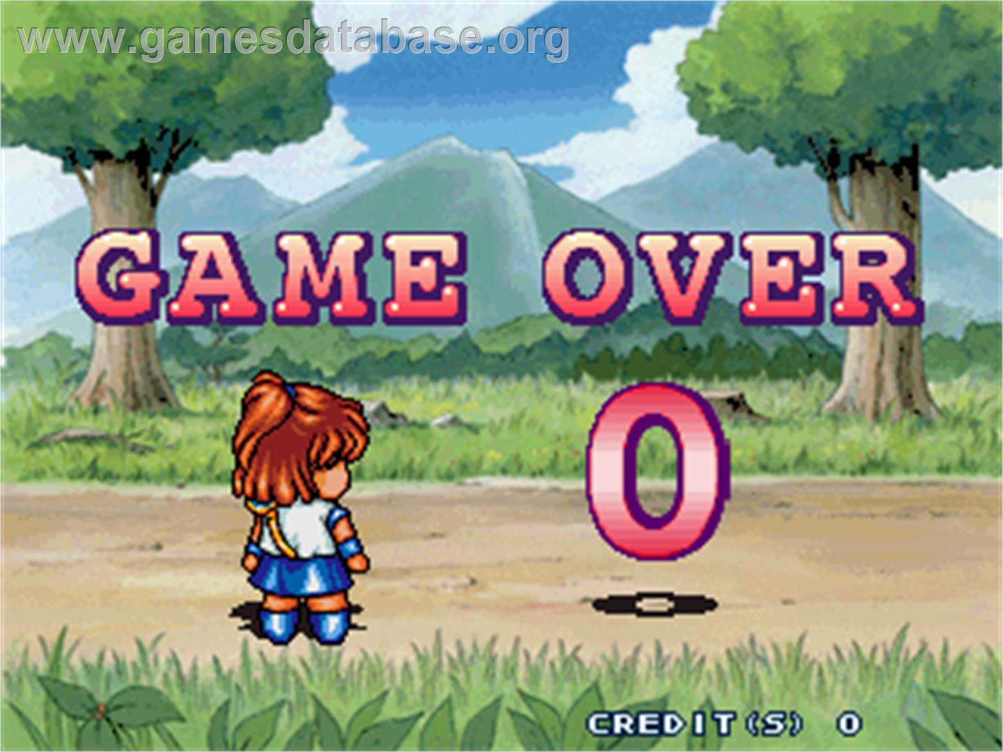Puyo Puyo Sun - Arcade - Artwork - Game Over Screen