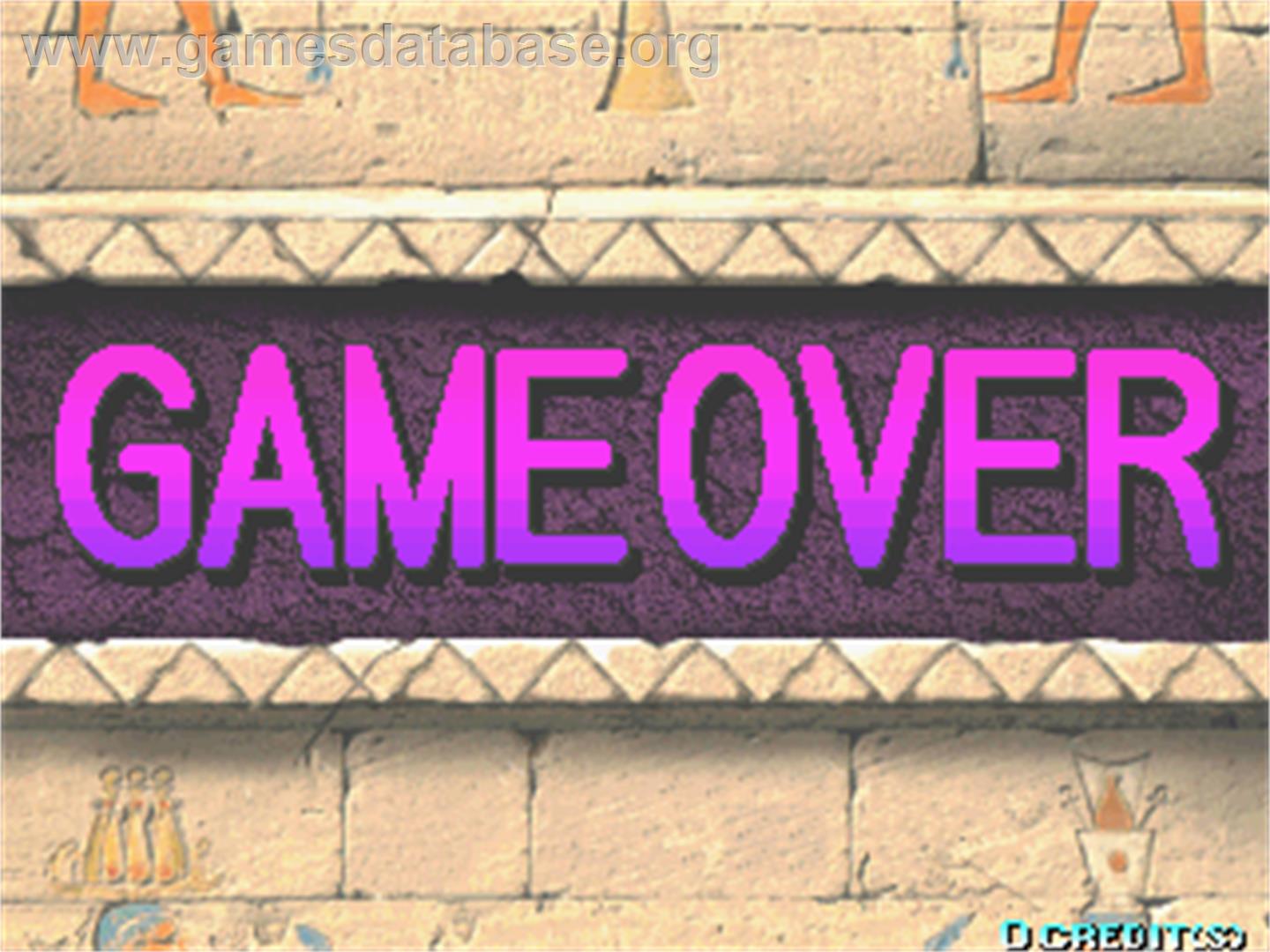 Puzz Loop - Arcade - Artwork - Game Over Screen