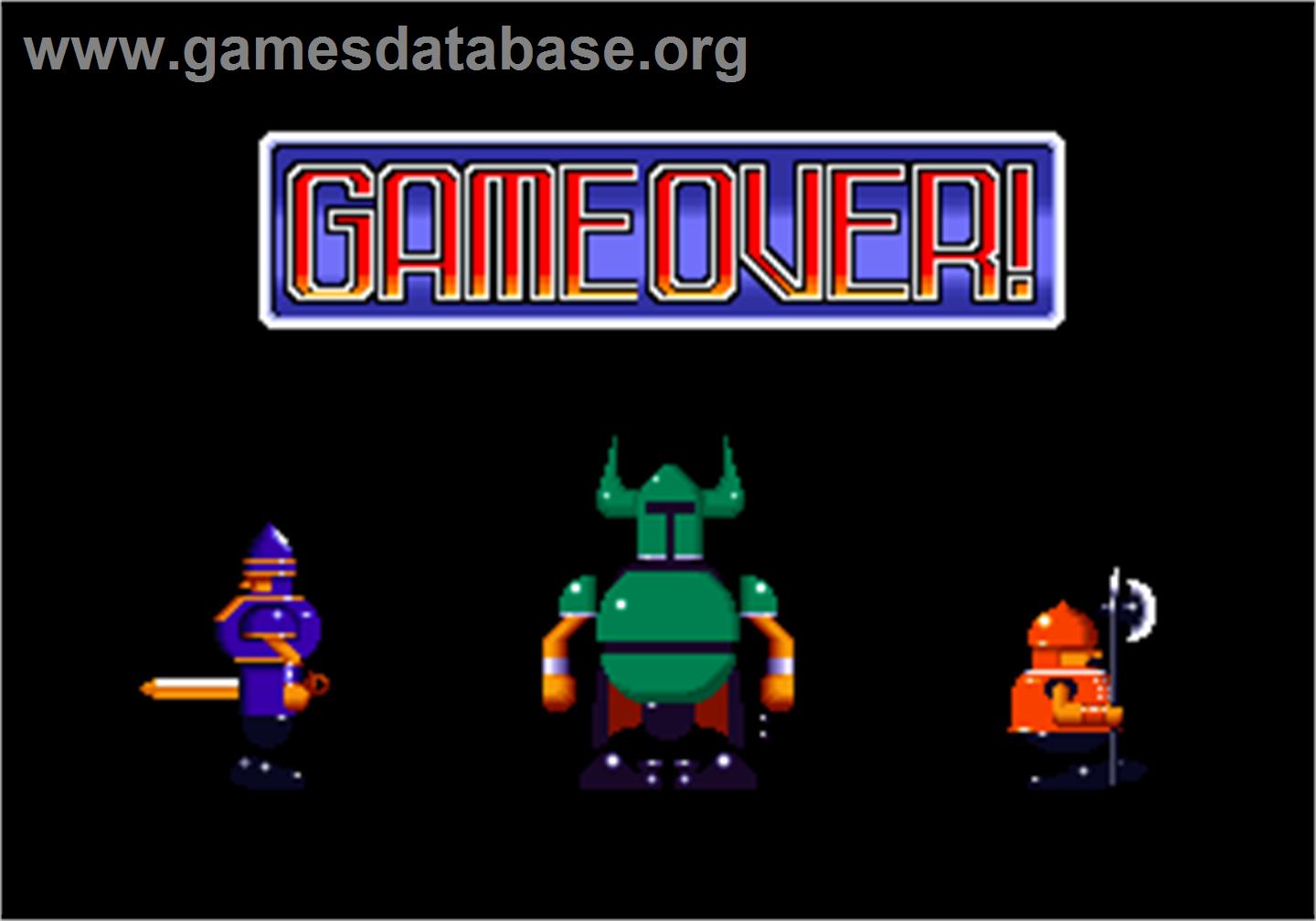 Puzzle & Action: Ichidant-R - Arcade - Artwork - Game Over Screen