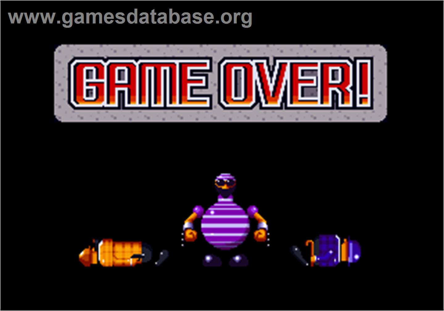 Puzzle & Action: Tant-R - Arcade - Artwork - Game Over Screen