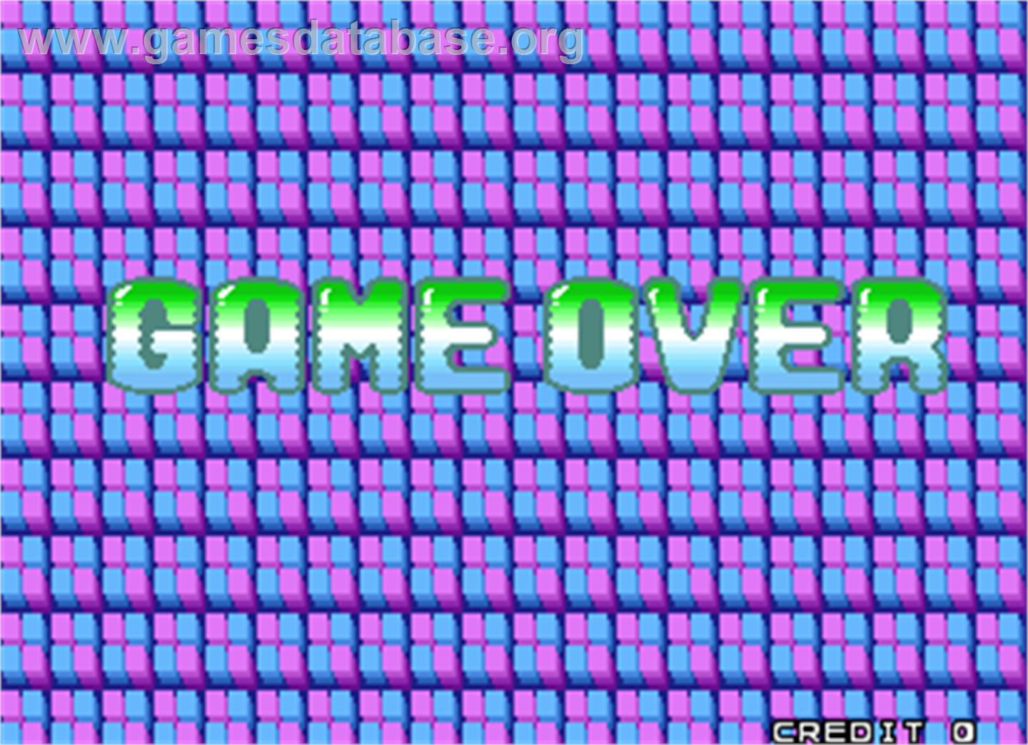 Puzzle Bobble 3 - Arcade - Artwork - Game Over Screen