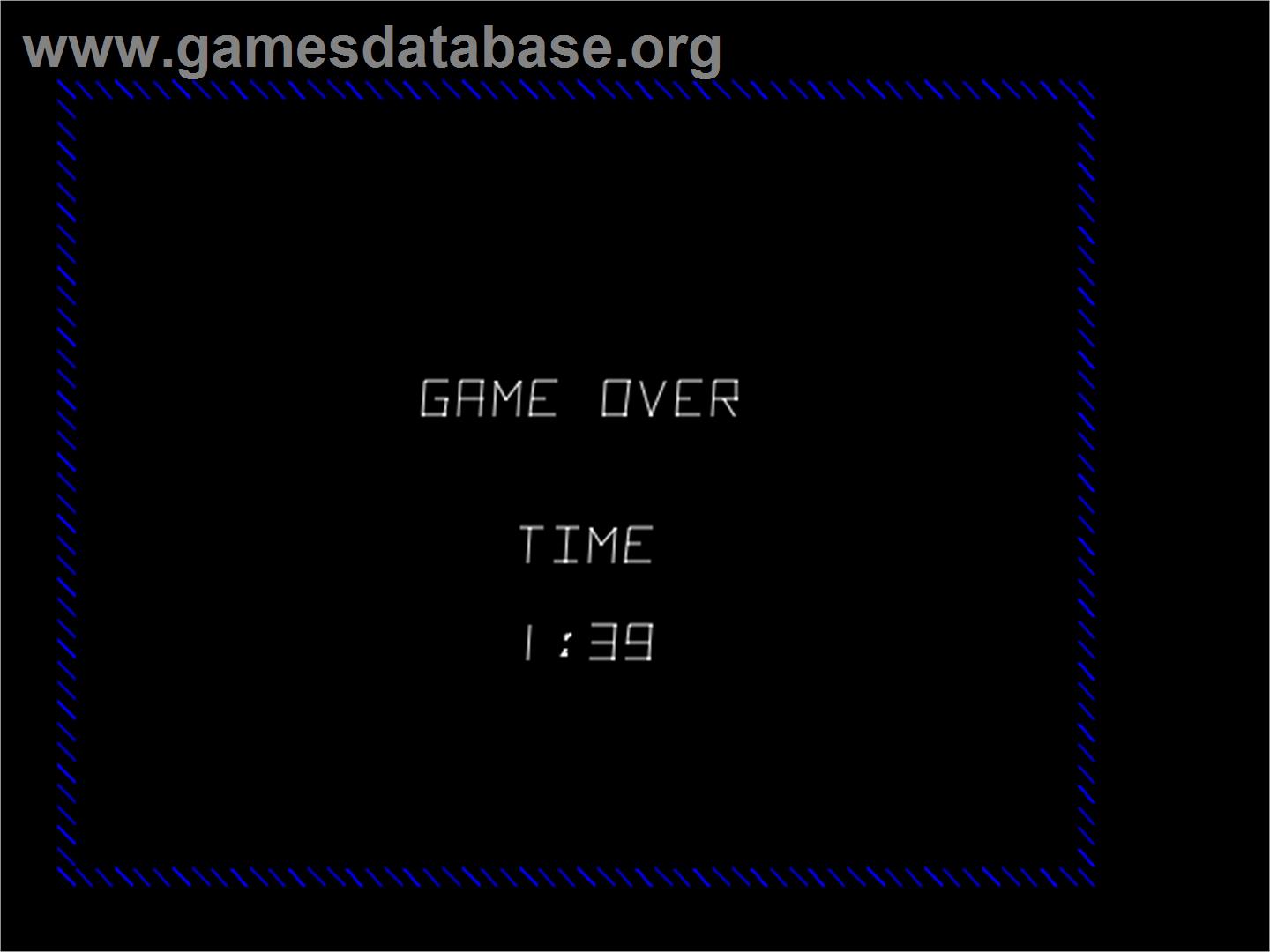 QB-3 - Arcade - Artwork - Game Over Screen