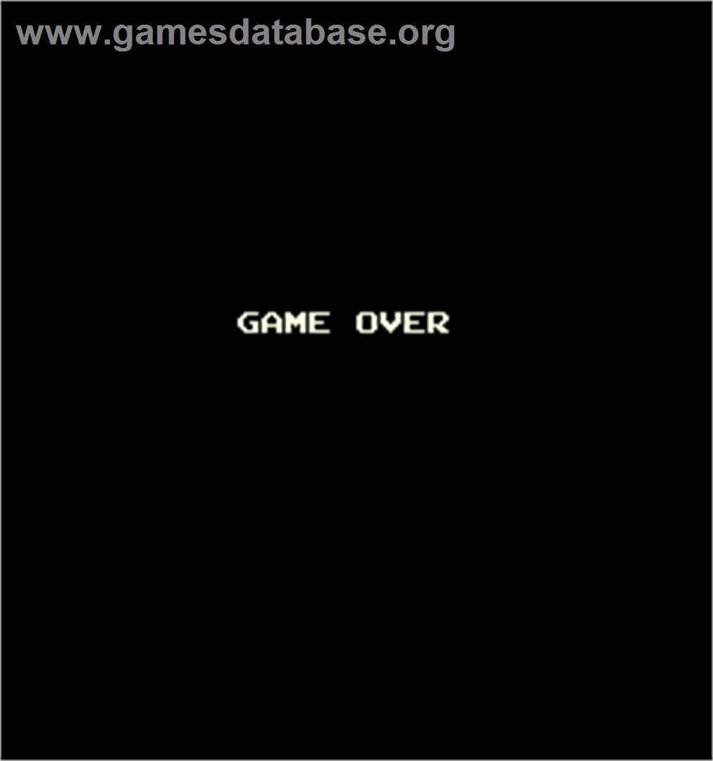 Qwak - Arcade - Artwork - Game Over Screen