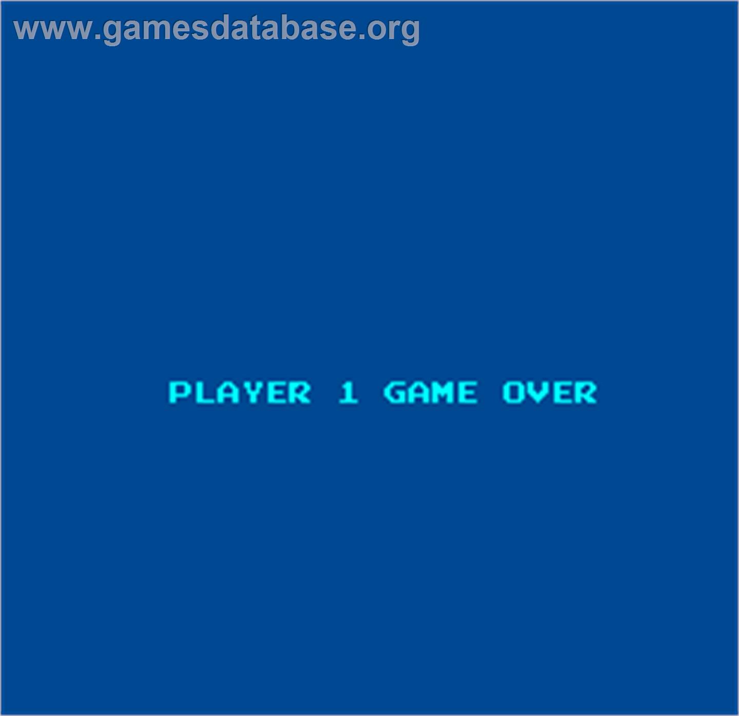 Radar Zone - Arcade - Artwork - Game Over Screen