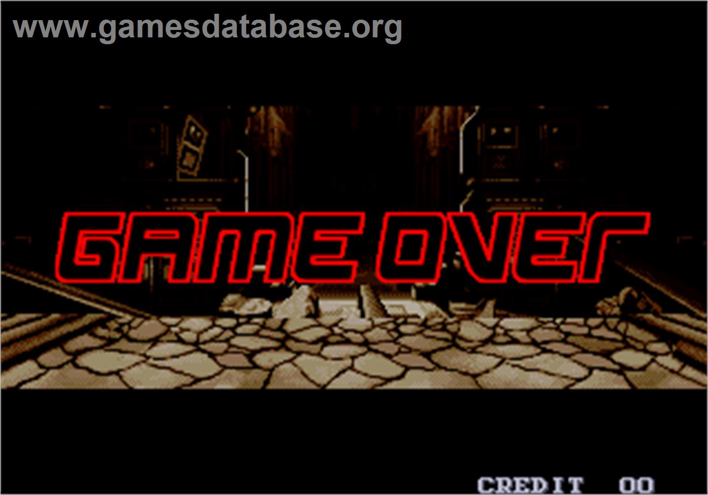Rage of the Dragons - Arcade - Artwork - Game Over Screen