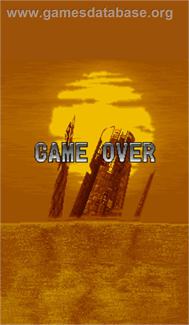 Rapid Hero - Arcade - Artwork - Game Over Screen