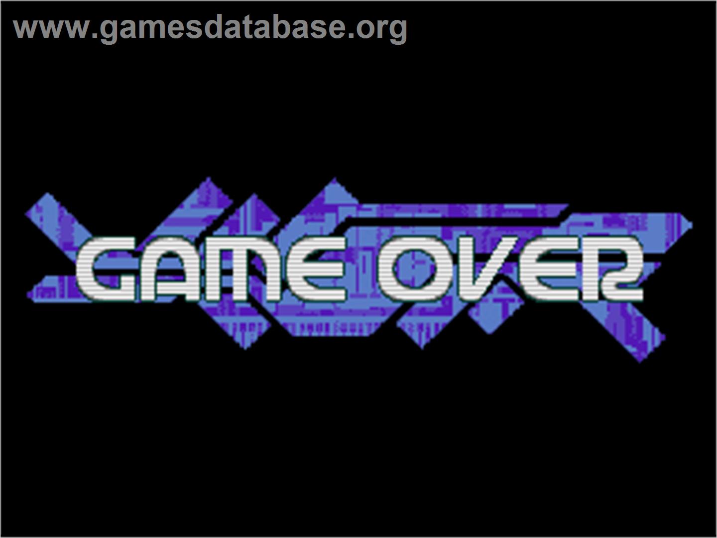 Ray Crisis - Arcade - Artwork - Game Over Screen