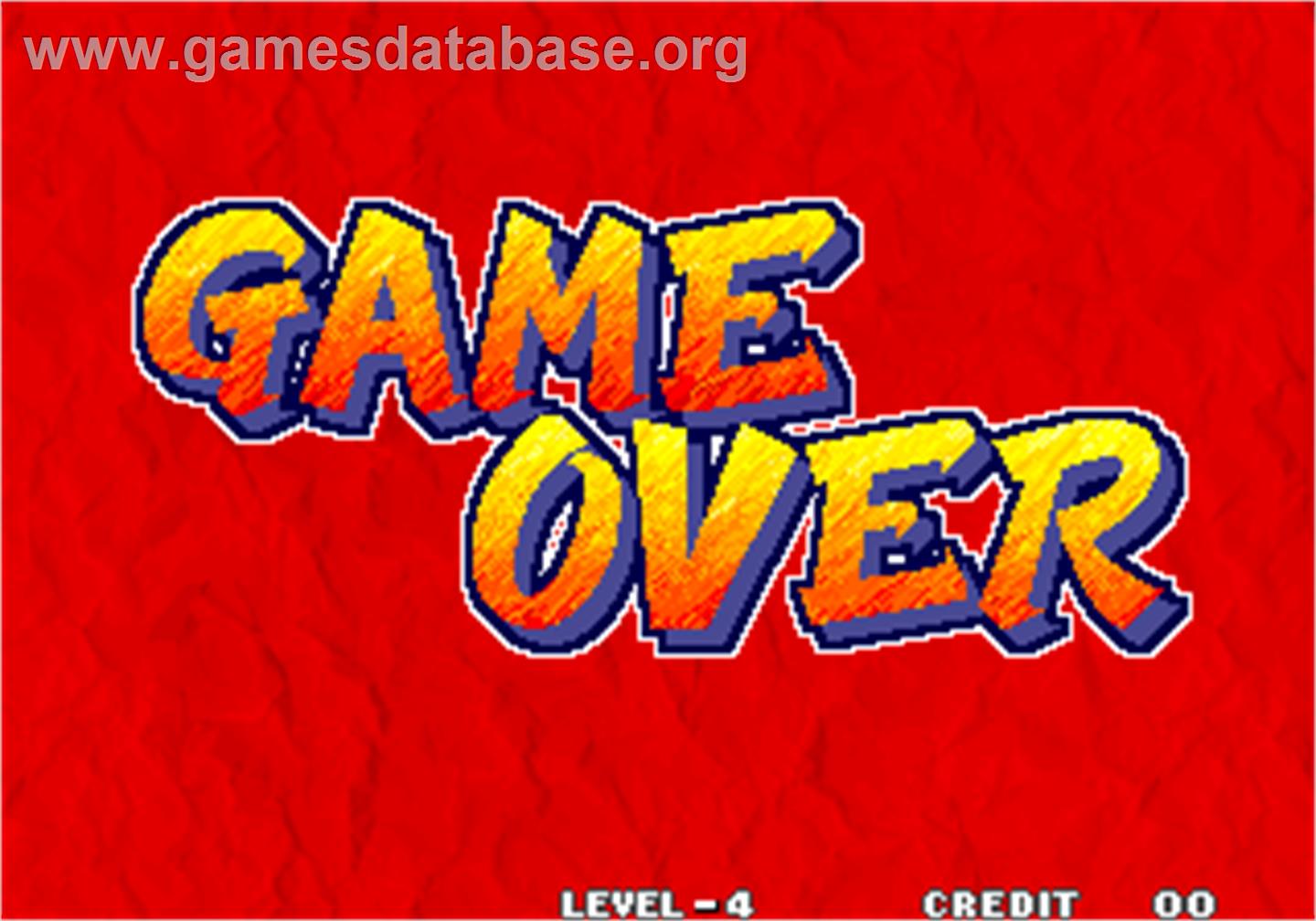 Real Bout Fatal Fury / Real Bout Garou Densetsu - Arcade - Artwork - Game Over Screen