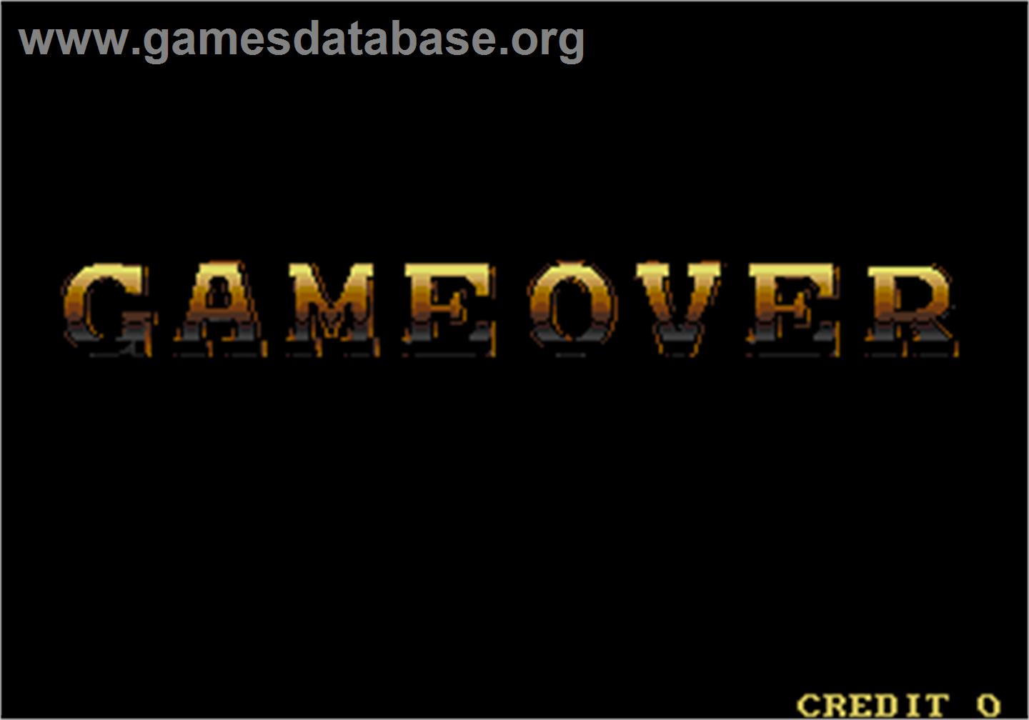 Ring Rage - Arcade - Artwork - Game Over Screen