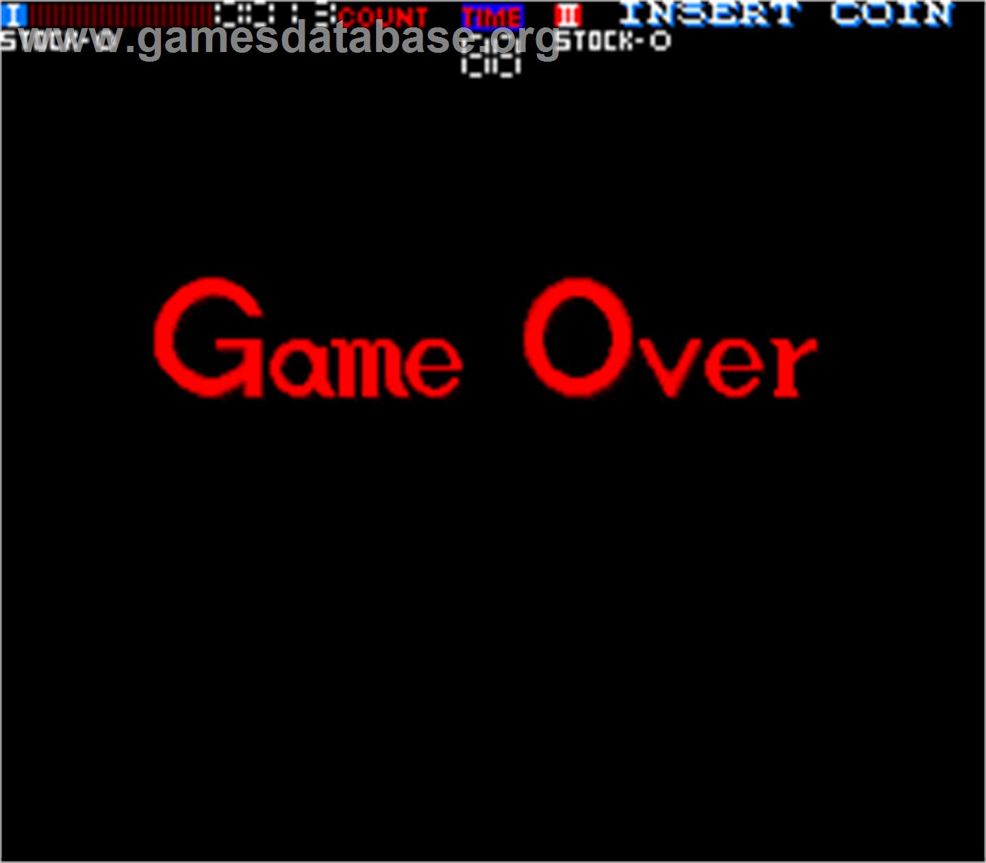 Riot - Arcade - Artwork - Game Over Screen