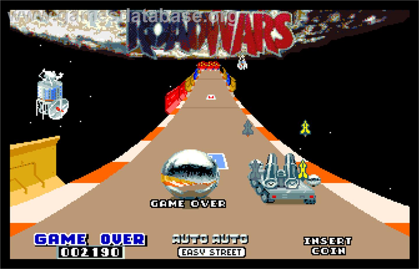 RoadWars - Arcade - Artwork - Game Over Screen