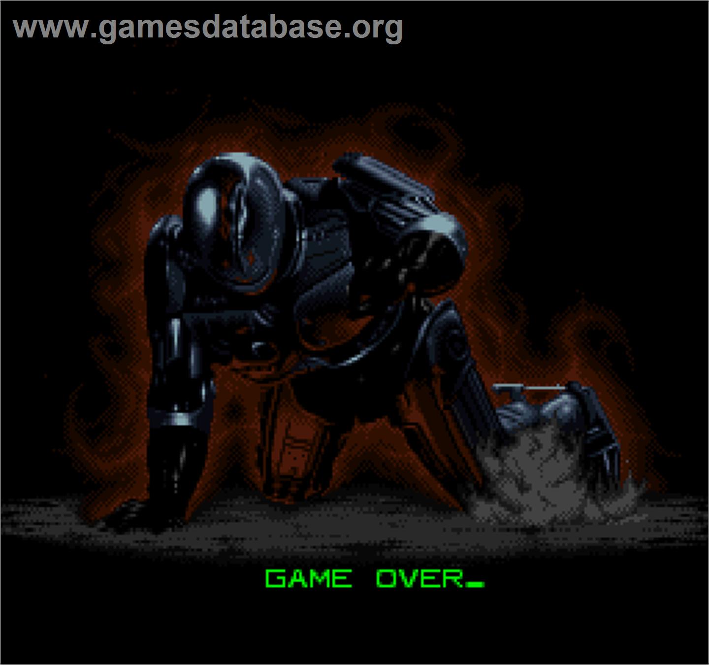 Robocop 3 - Arcade - Artwork - Game Over Screen