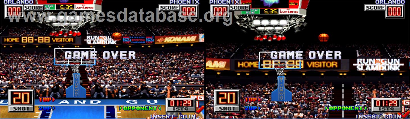 Run and Gun 2 - Arcade - Artwork - Game Over Screen