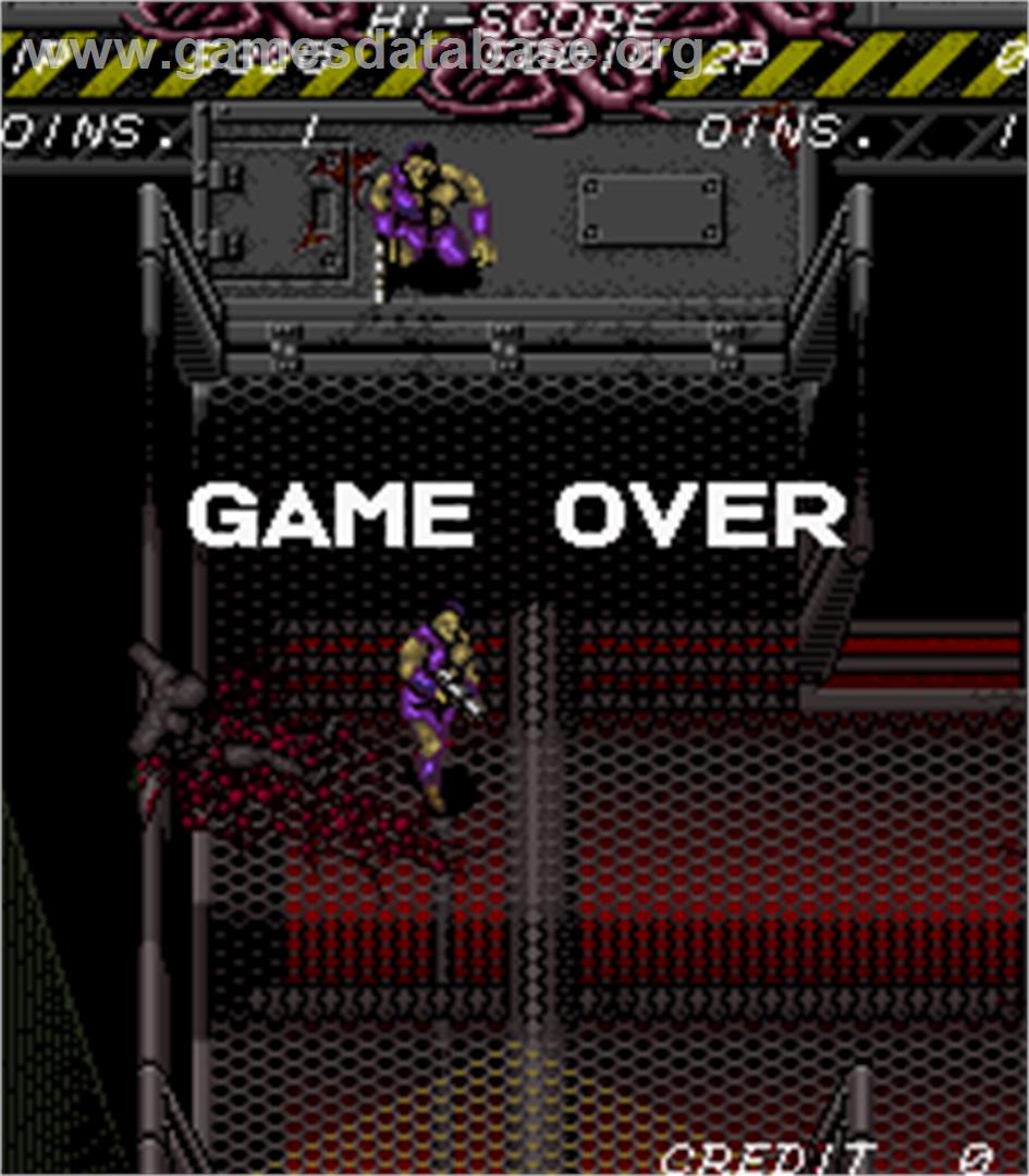 SAR - Search And Rescue - Arcade - Artwork - Game Over Screen