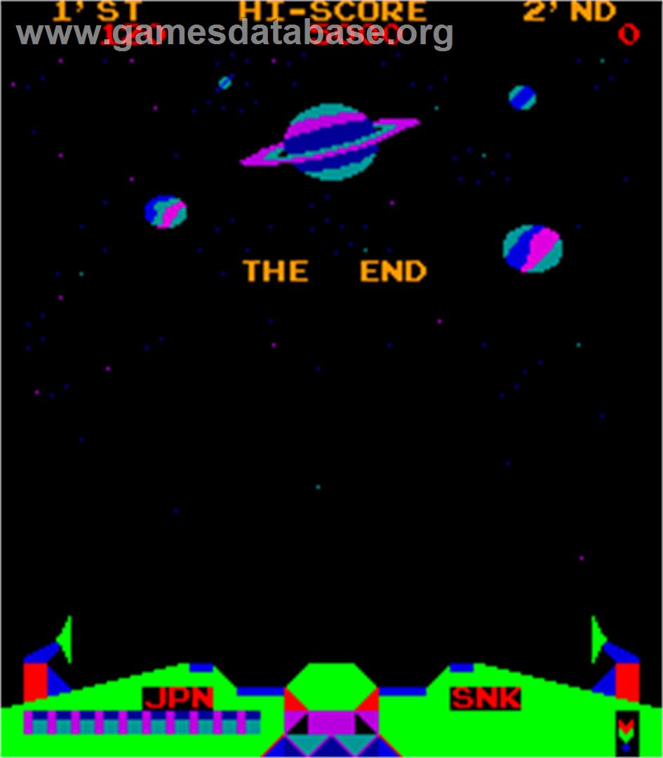 Satan of Saturn - Arcade - Artwork - Game Over Screen