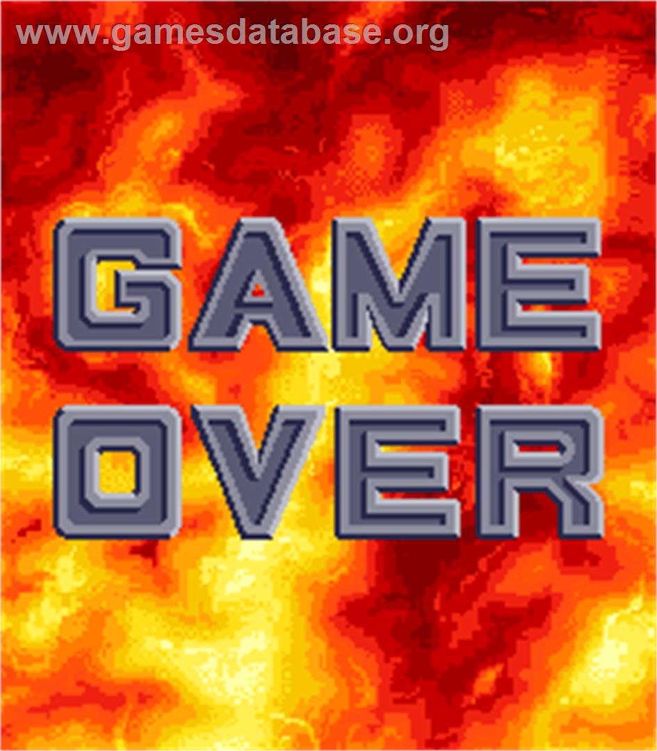 Scud Hammer - Arcade - Artwork - Game Over Screen