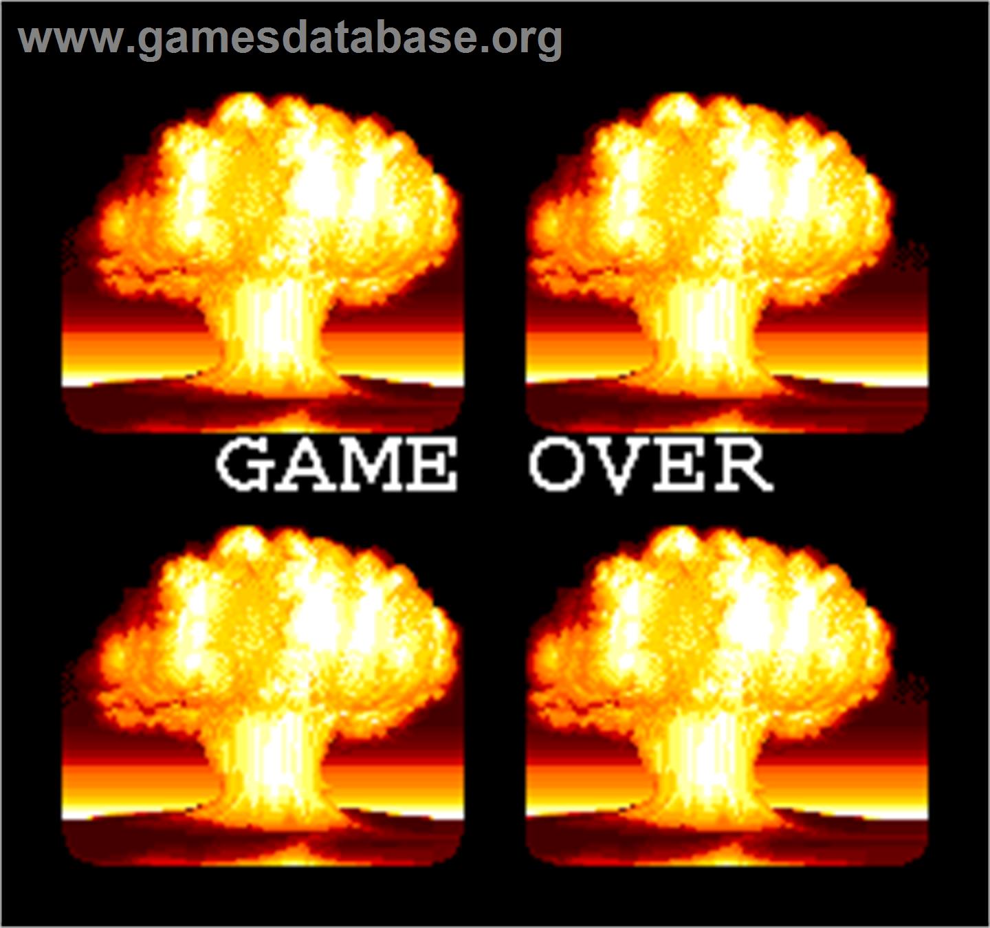 Secret Agent - Arcade - Artwork - Game Over Screen