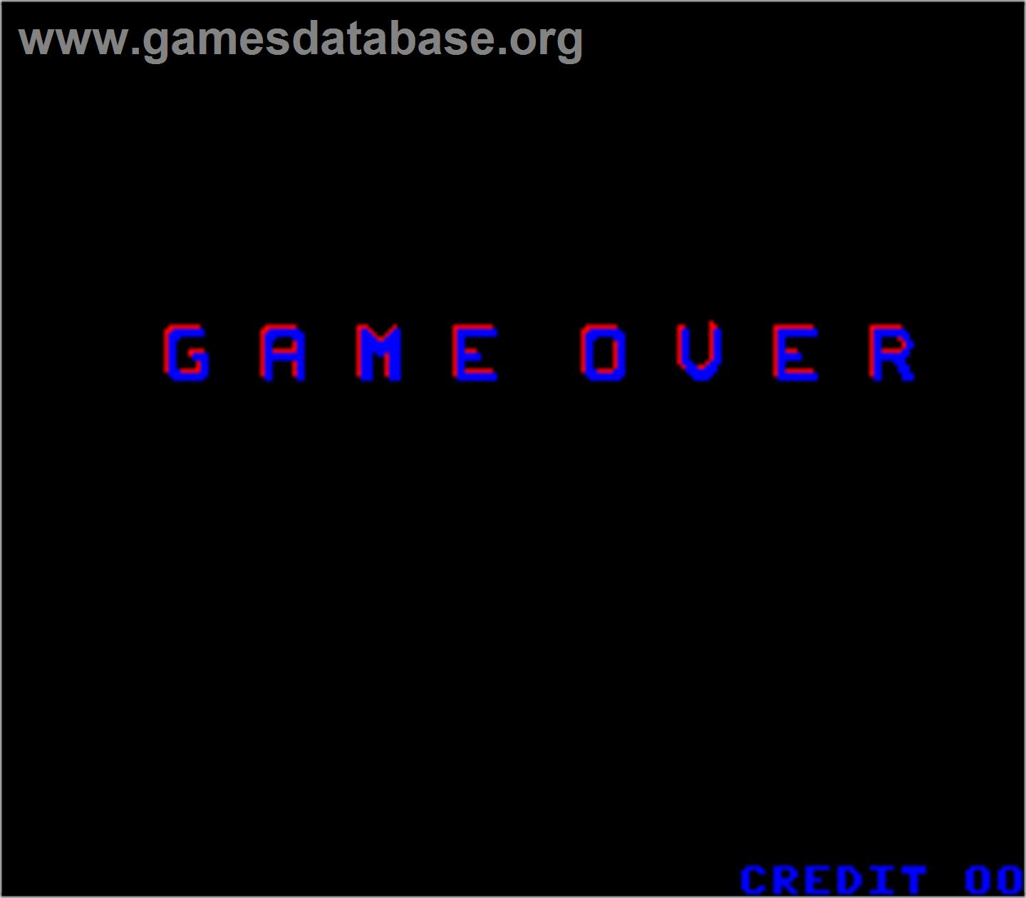 Shooting Gallery - Arcade - Artwork - Game Over Screen