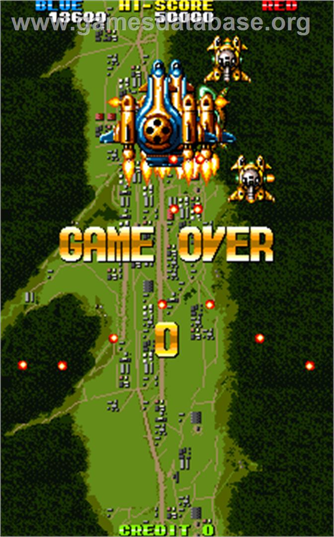 Sky Alert - Arcade - Artwork - Game Over Screen