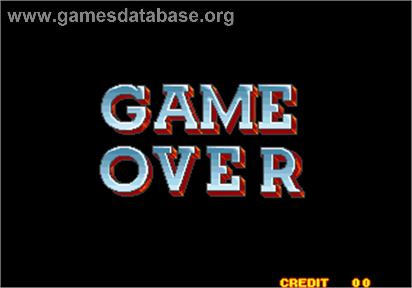 Soccer Brawl - Arcade - Artwork - Game Over Screen