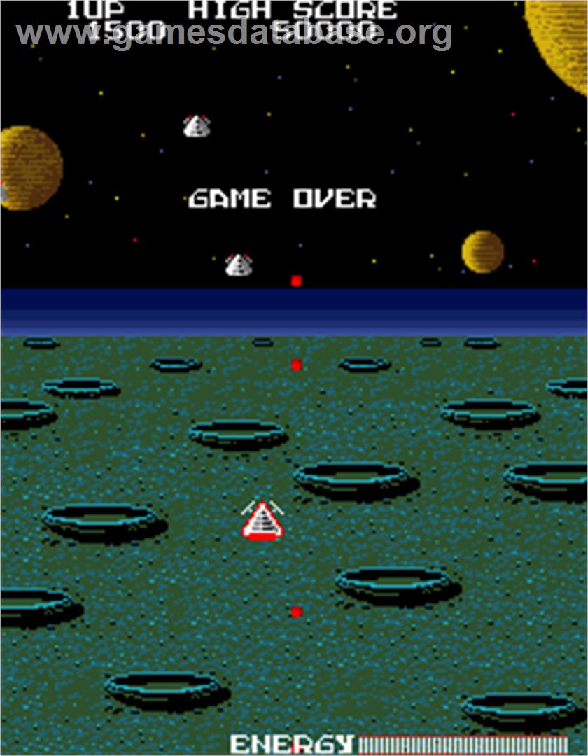 Son of Phoenix - Arcade - Artwork - Game Over Screen
