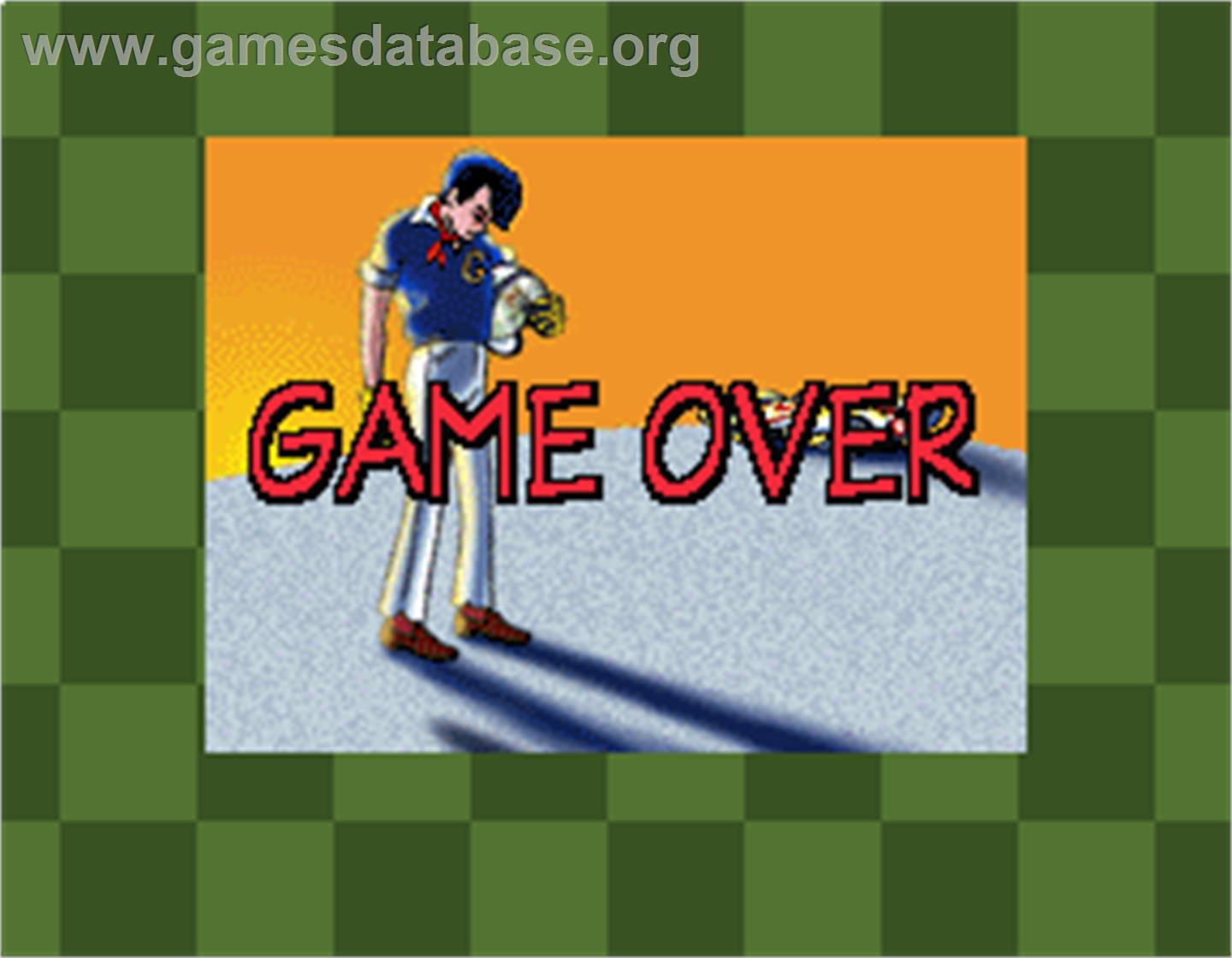 Speed Racer - Arcade - Artwork - Game Over Screen