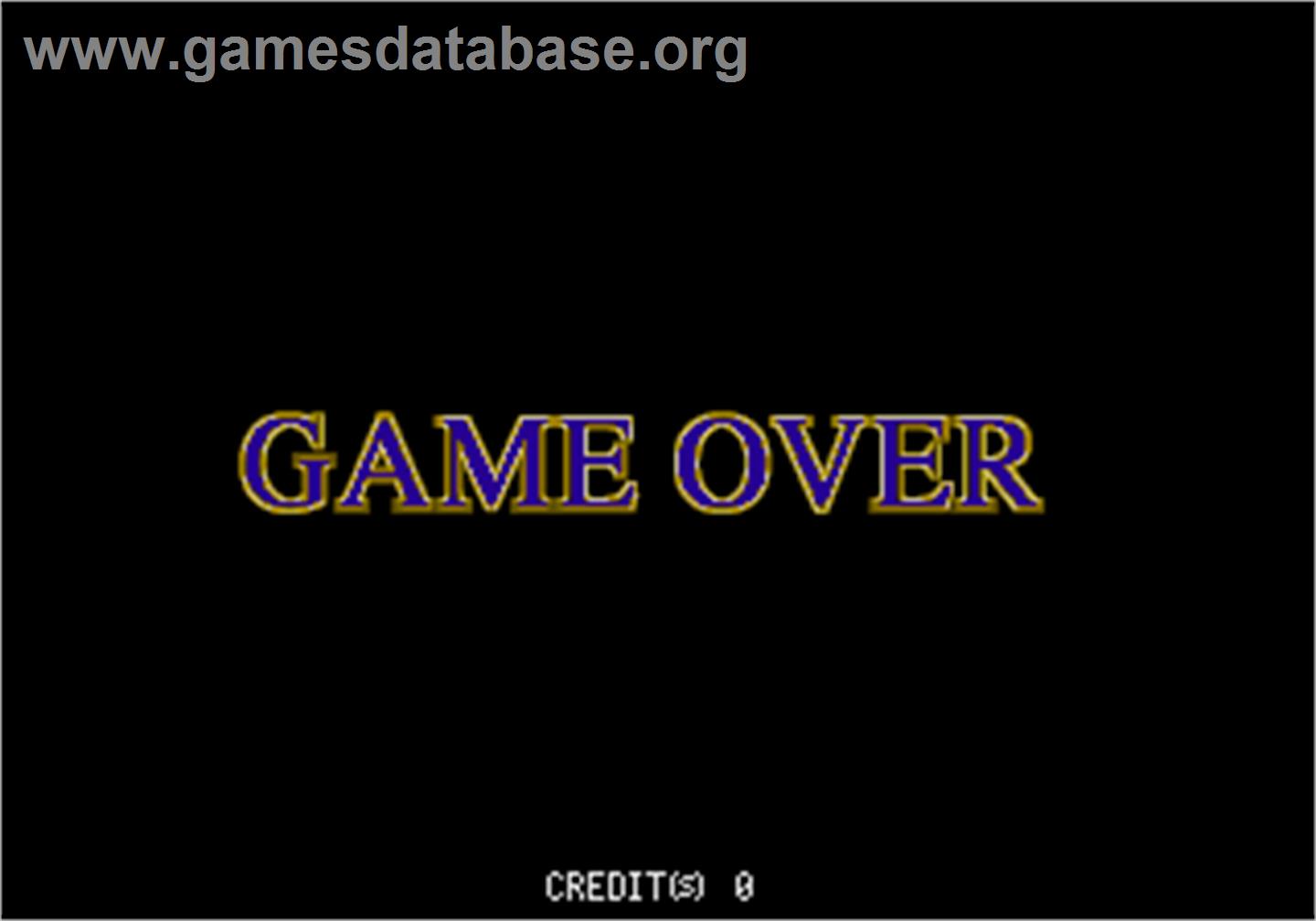 Stack Columns - Arcade - Artwork - Game Over Screen