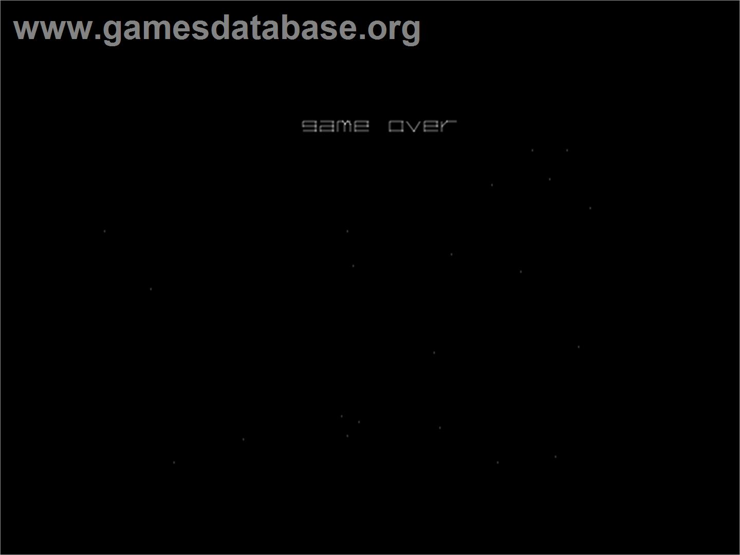 Star Castle - Arcade - Artwork - Game Over Screen