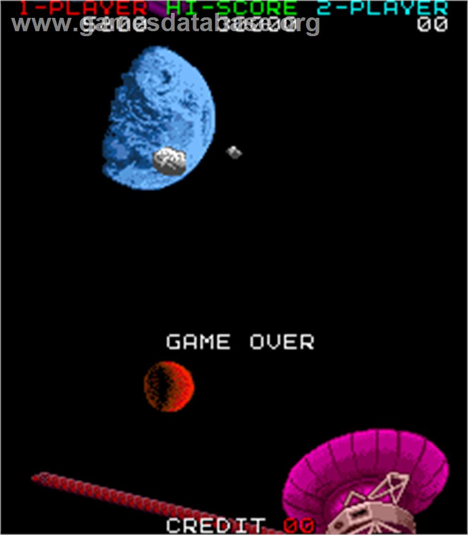 Star Fighter - Arcade - Artwork - Game Over Screen