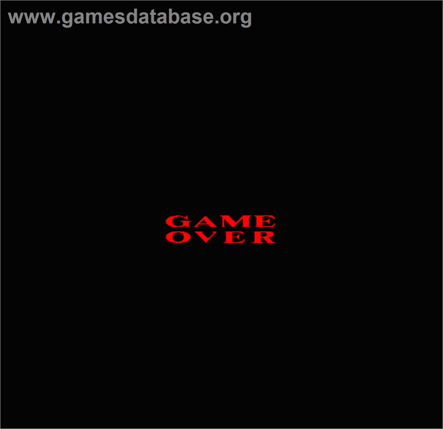 Starblade - Arcade - Artwork - Game Over Screen