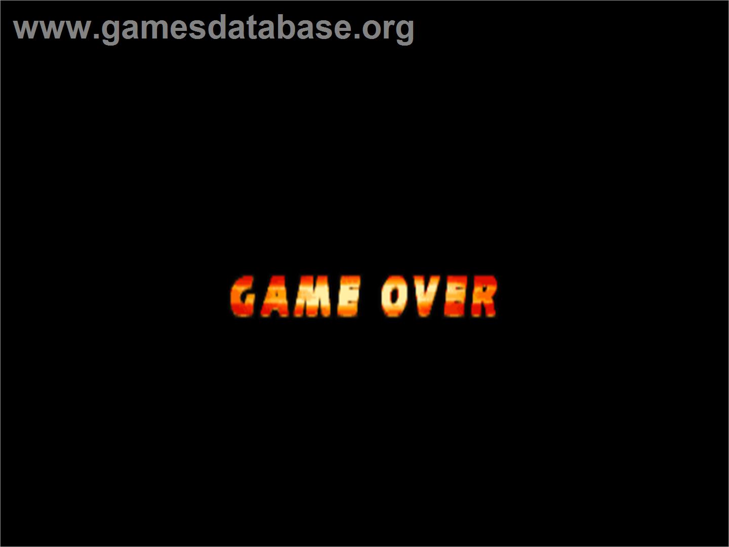 Street Fighter EX 2 Plus - Arcade - Artwork - Game Over Screen
