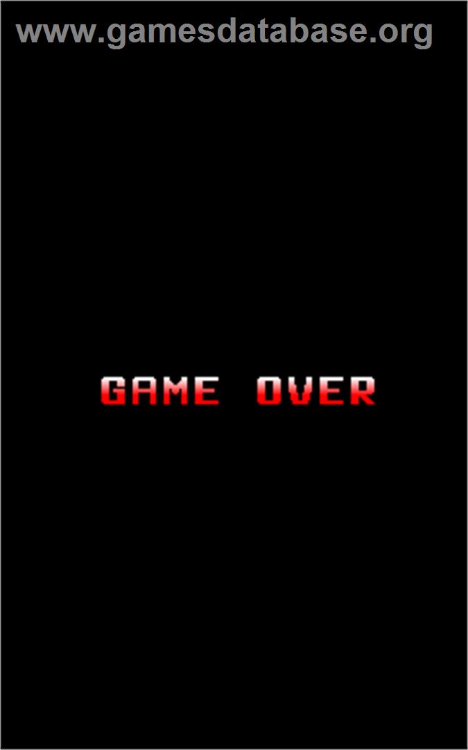 Strike Gunner S.T.G - Arcade - Artwork - Game Over Screen