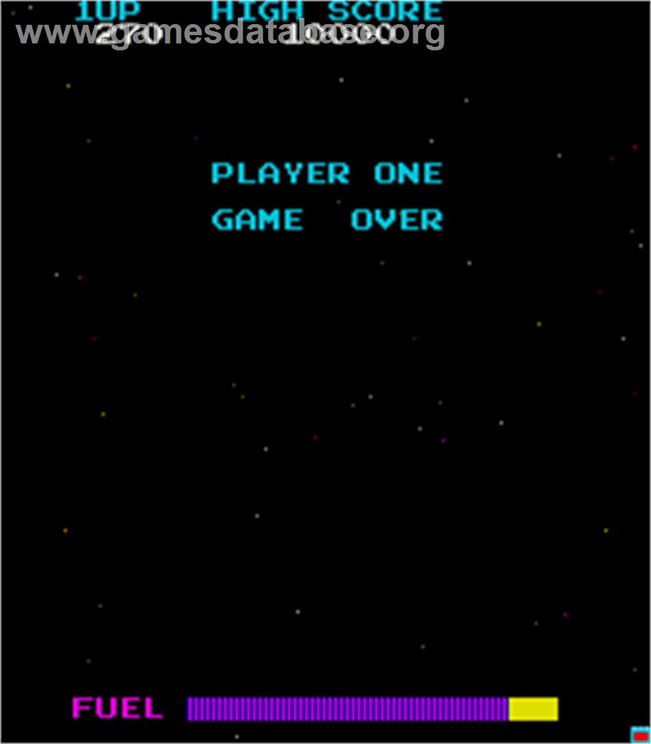 Super Cobra - Arcade - Artwork - Game Over Screen