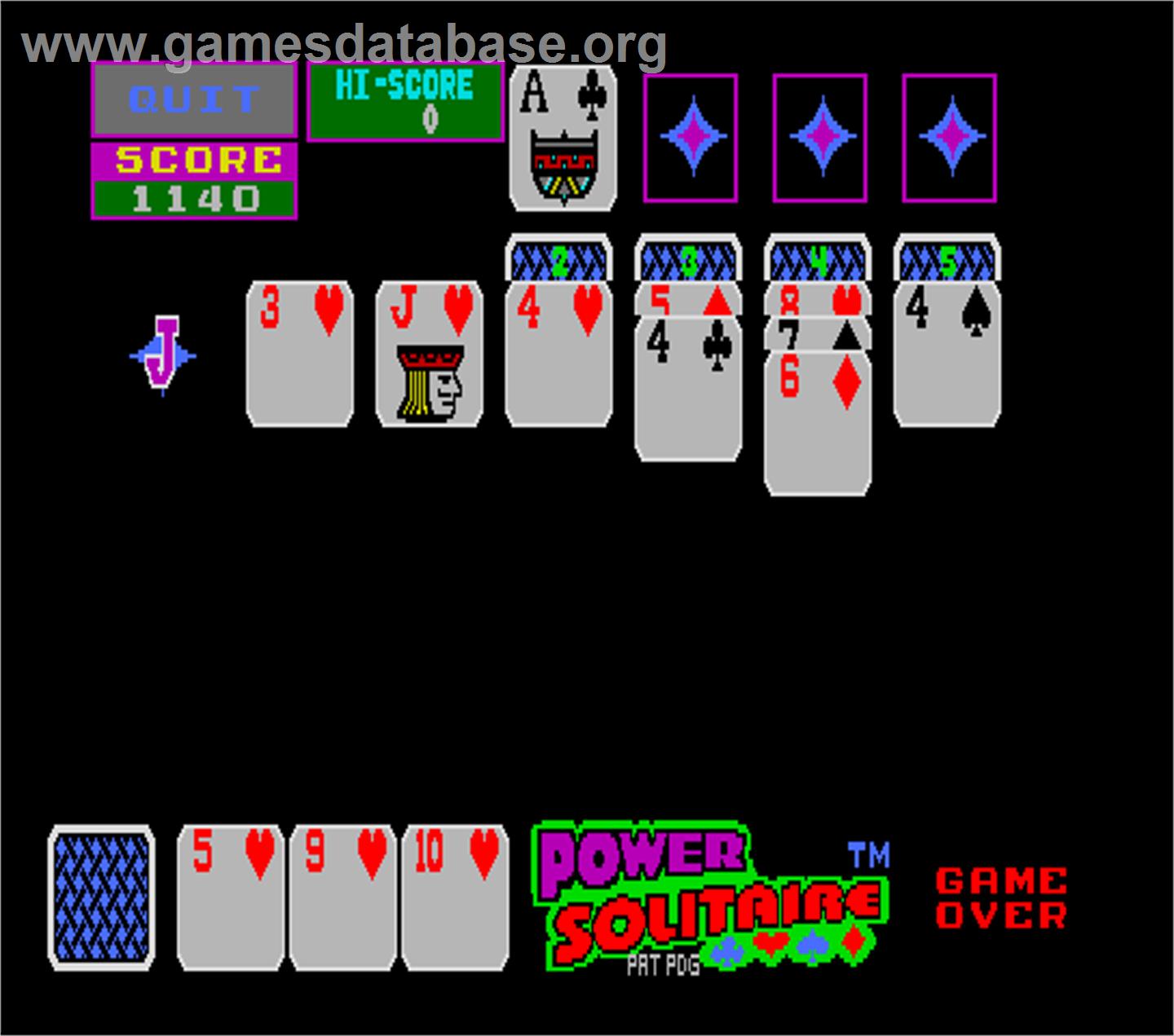 Super Megatouch IV Tournament Edition - Arcade - Artwork - Game Over Screen
