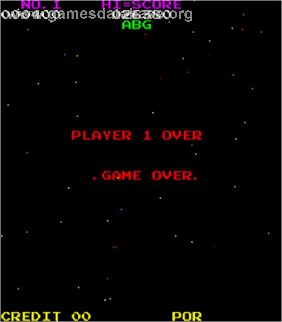 Super Moon Cresta - Arcade - Artwork - Game Over Screen