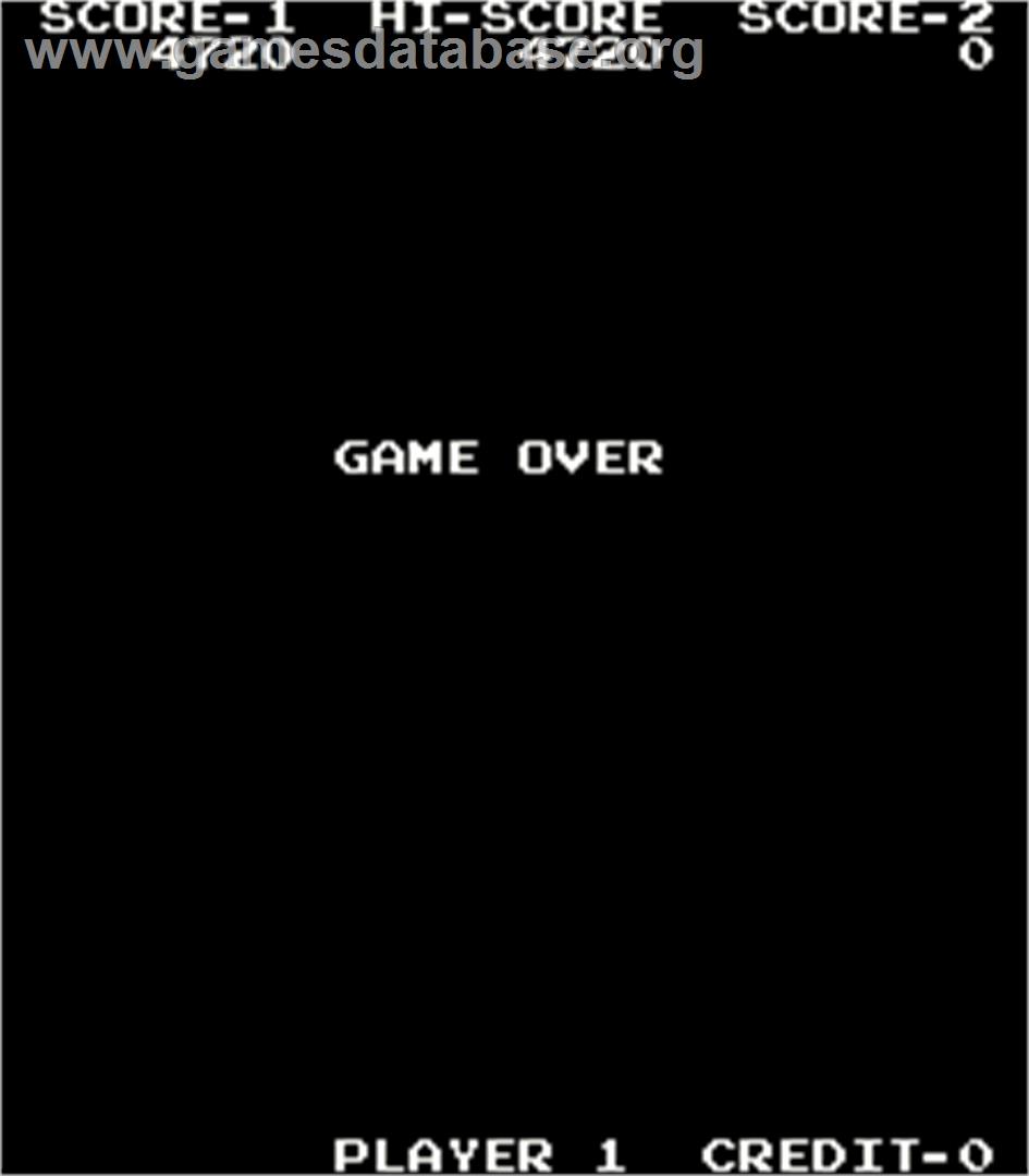 Super Rider - Arcade - Artwork - Game Over Screen